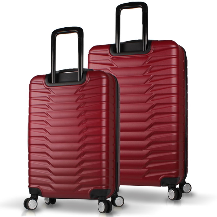Zoozie Bags Juego de Maletas Rojo Claret (2 Piezas)